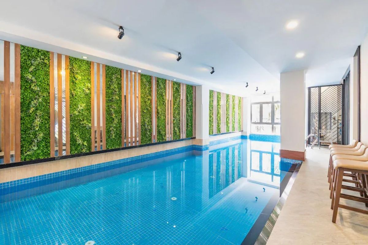 Indoor Rooftop Swimming Pool