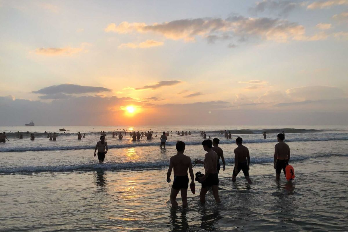 Sunset Walk at My Khe Beach
