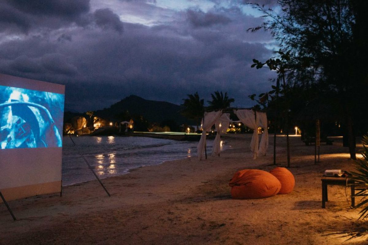 Outdoor Beach Cinema