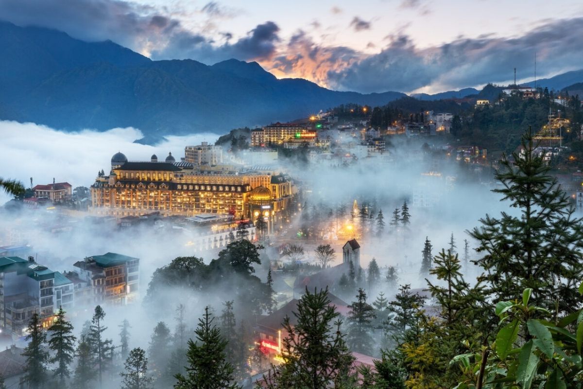 All Sights lie Within Sapa Ward - Lao Cai Vietnam Map