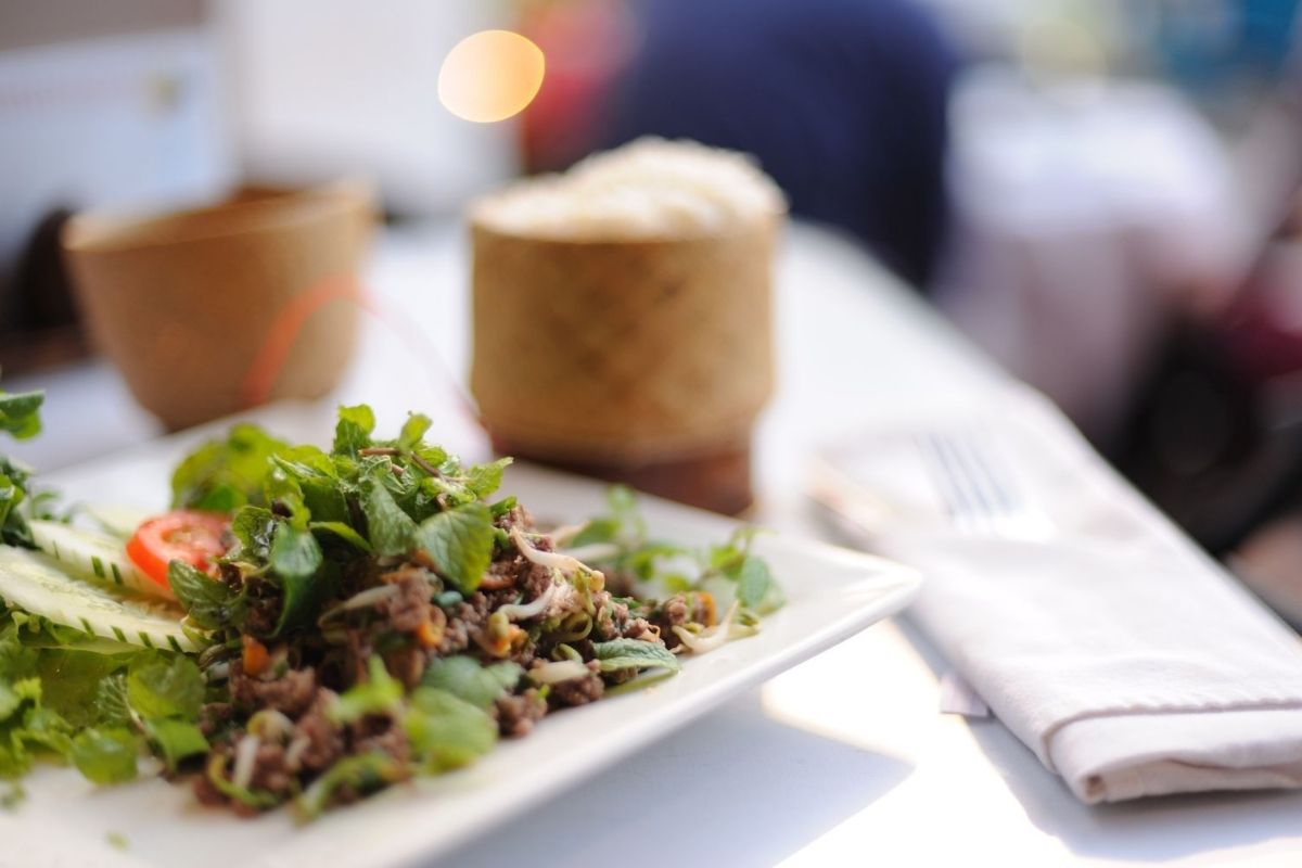 Laos Larbs in Pi Mai 
