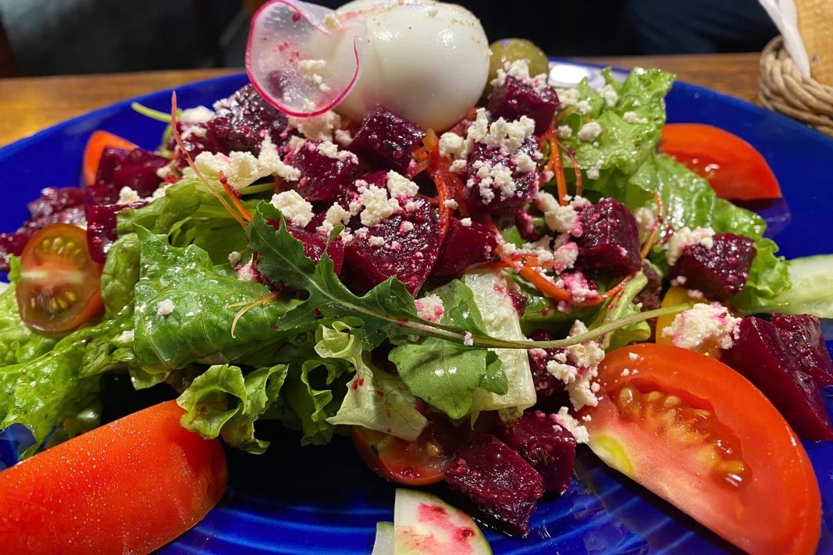 Mixed Green Salad at Luna Pub Da Nang Vietnam
