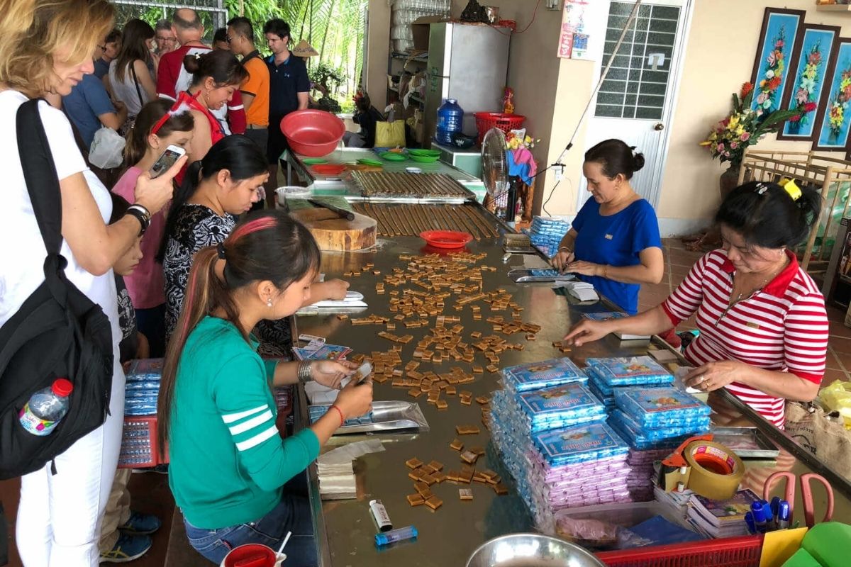 Visit Coconut Candy Workshop By Mekong Princess Cruise