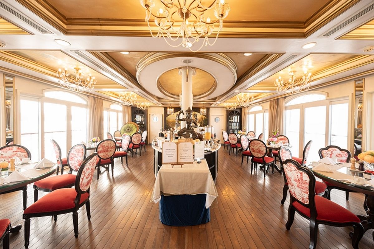 Indochine Restaurant at Mekong Princess Cruise