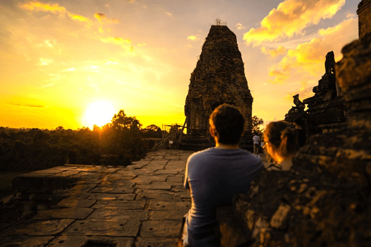 Sunset Meditation At Pre Rup 