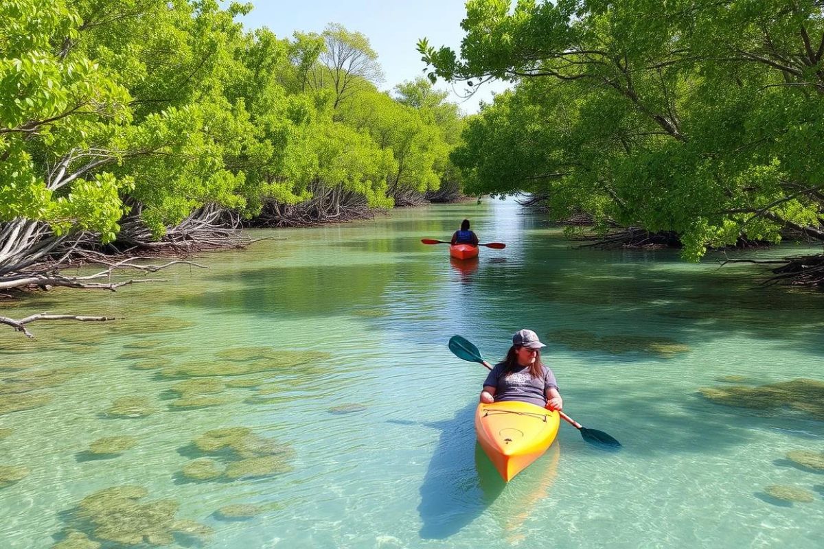 Kayaking Through The Mangroves