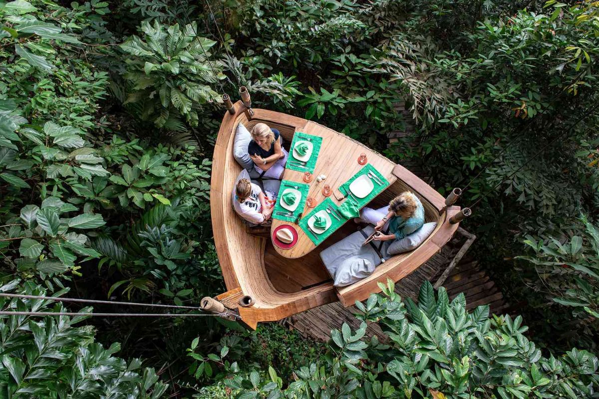 Soneva Kiri Treepod Dining