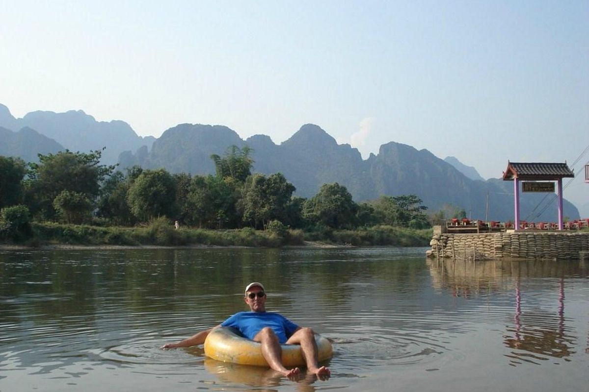 Dry Season In Tubing Vang Vieng 