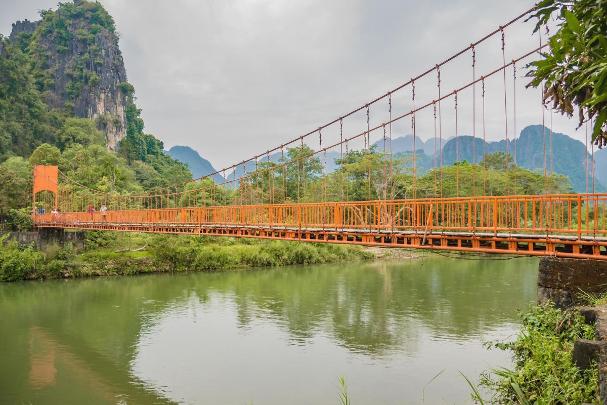 Vang Vieng Suspension Bridge