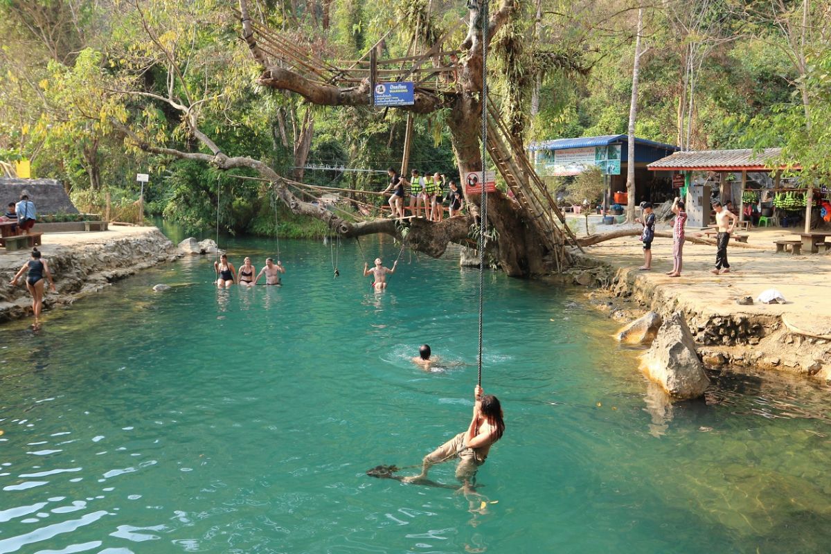 Swimming at Blue Lagoon 2