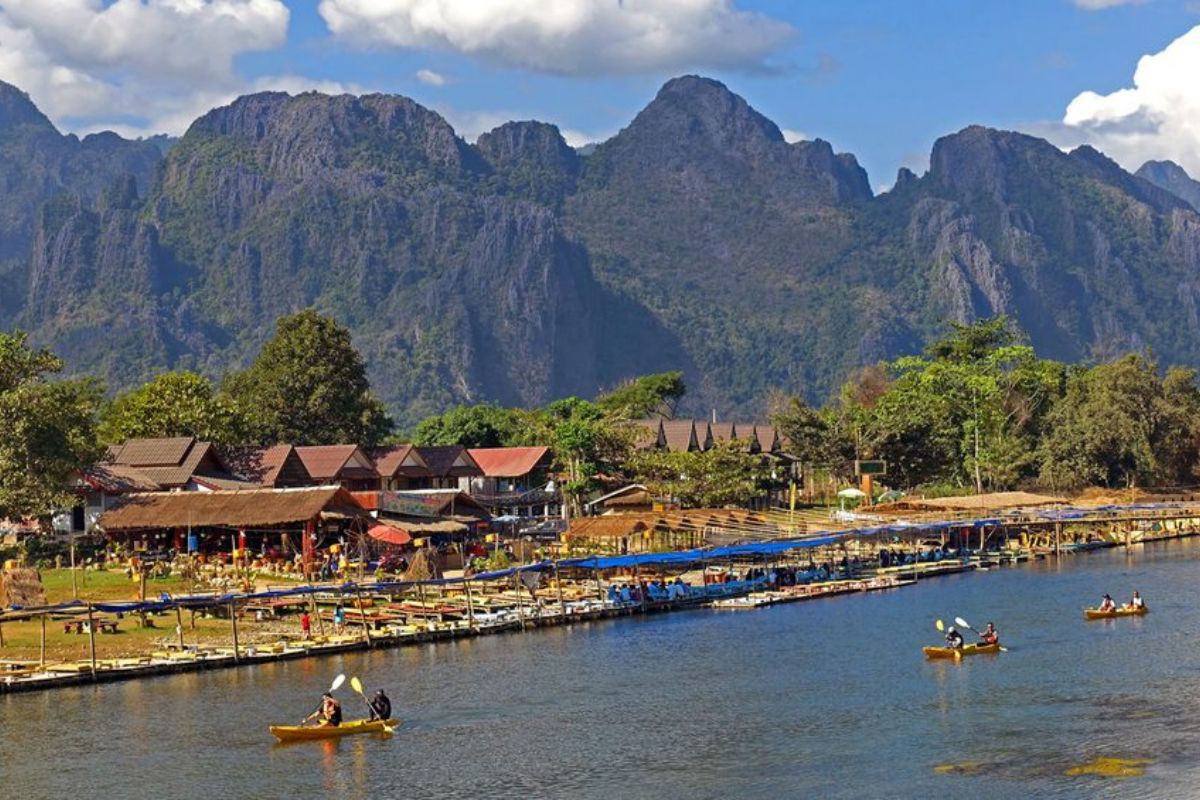 Kayaking At Nam Song River