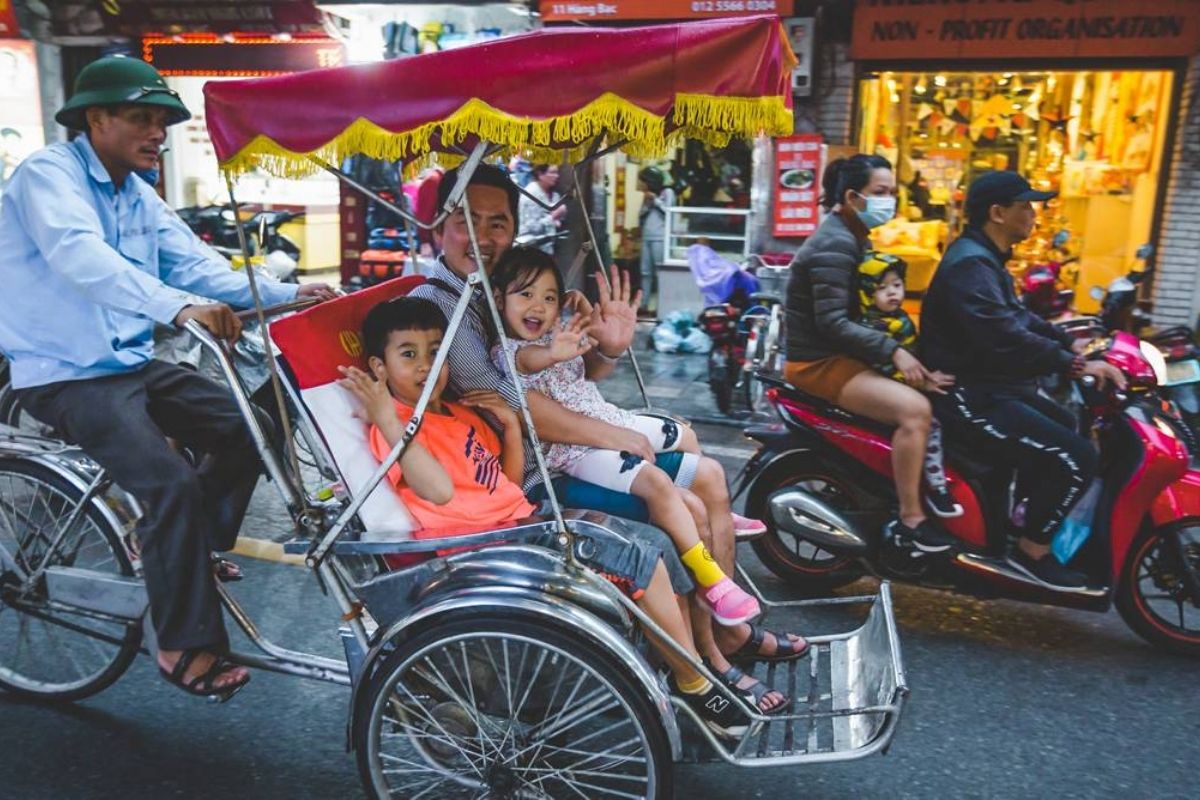 Cyclo through Hanoi Old Quarter - Vietnam Tour Deals