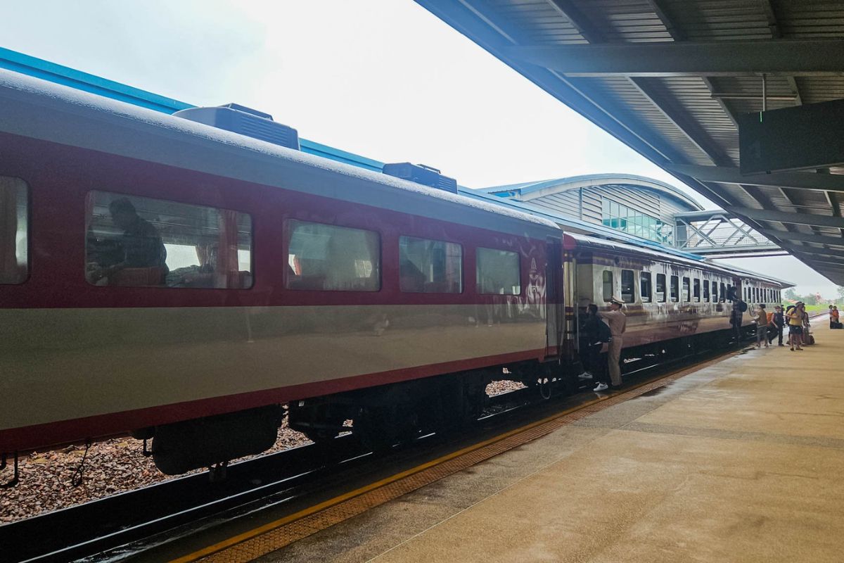 Board train to Luang Prabang - where to go in Laos
