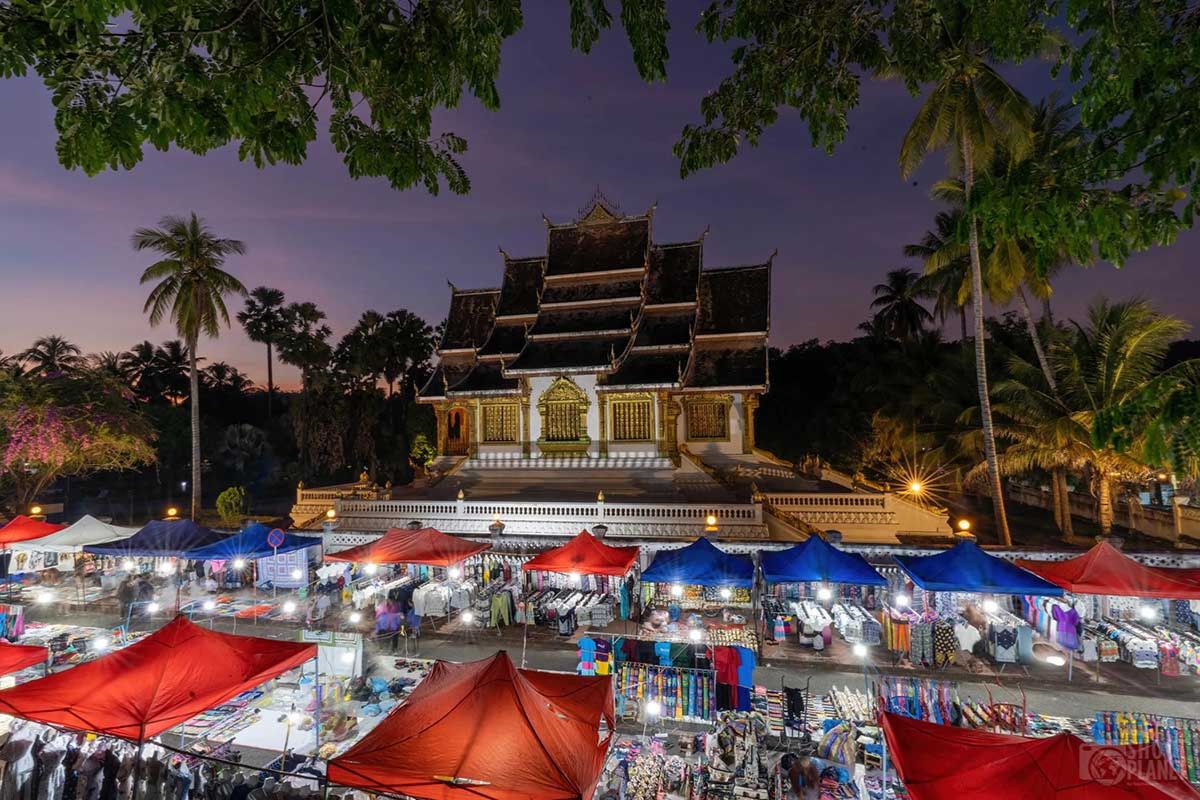 Luang Prabang Night market - where to go in Laos