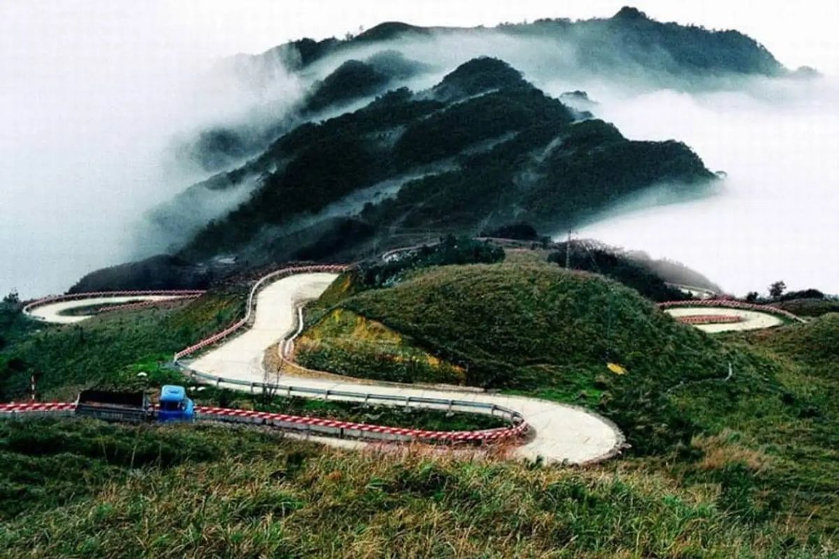 Thung Khe mist, Mai Chau in April