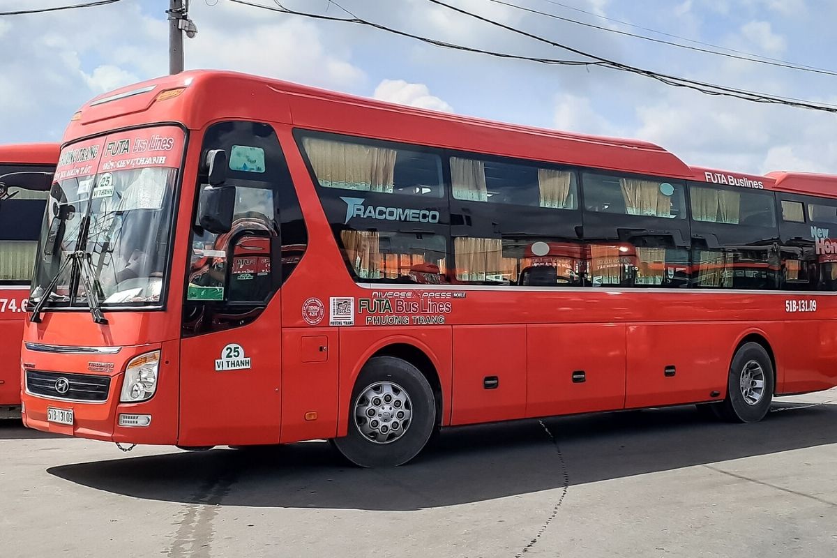 Public Bus from Ho Chi Minh to Bac Lieu Vietnam