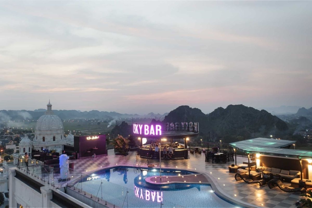Lux Sky Bar tops bars in Ninh Binh