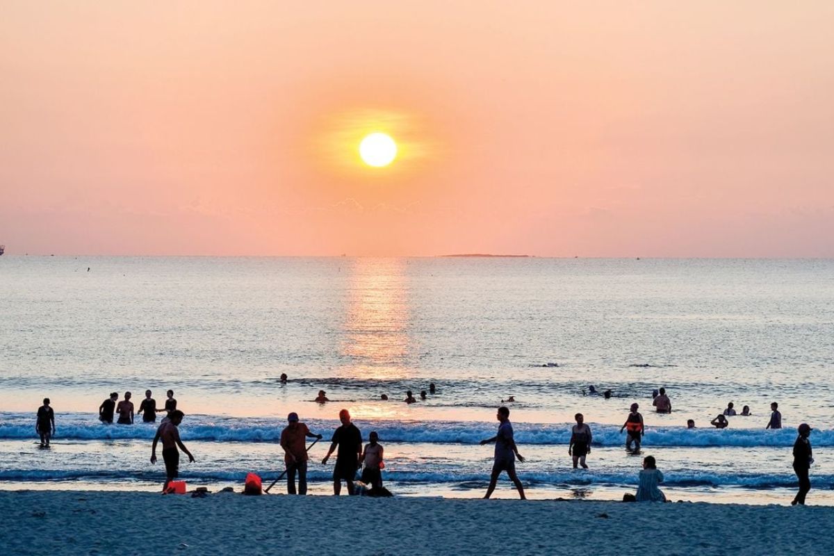 Sunset on My Khe Beach
