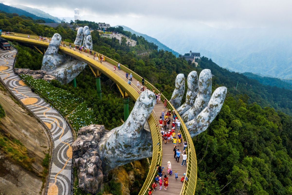 Golden Bridge at Ba Na Hill