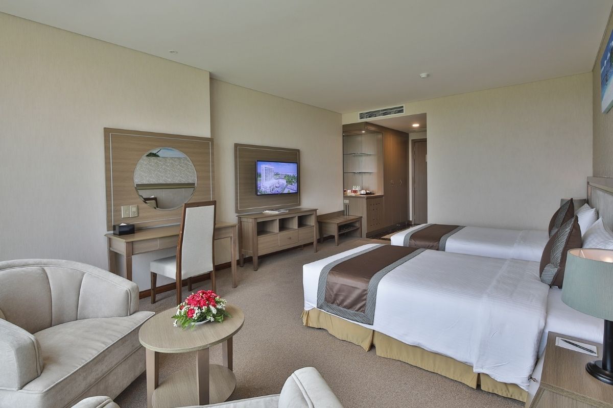 Deluxe Twin Room at Muong Thanh Luxury Ca Mau Hotel 