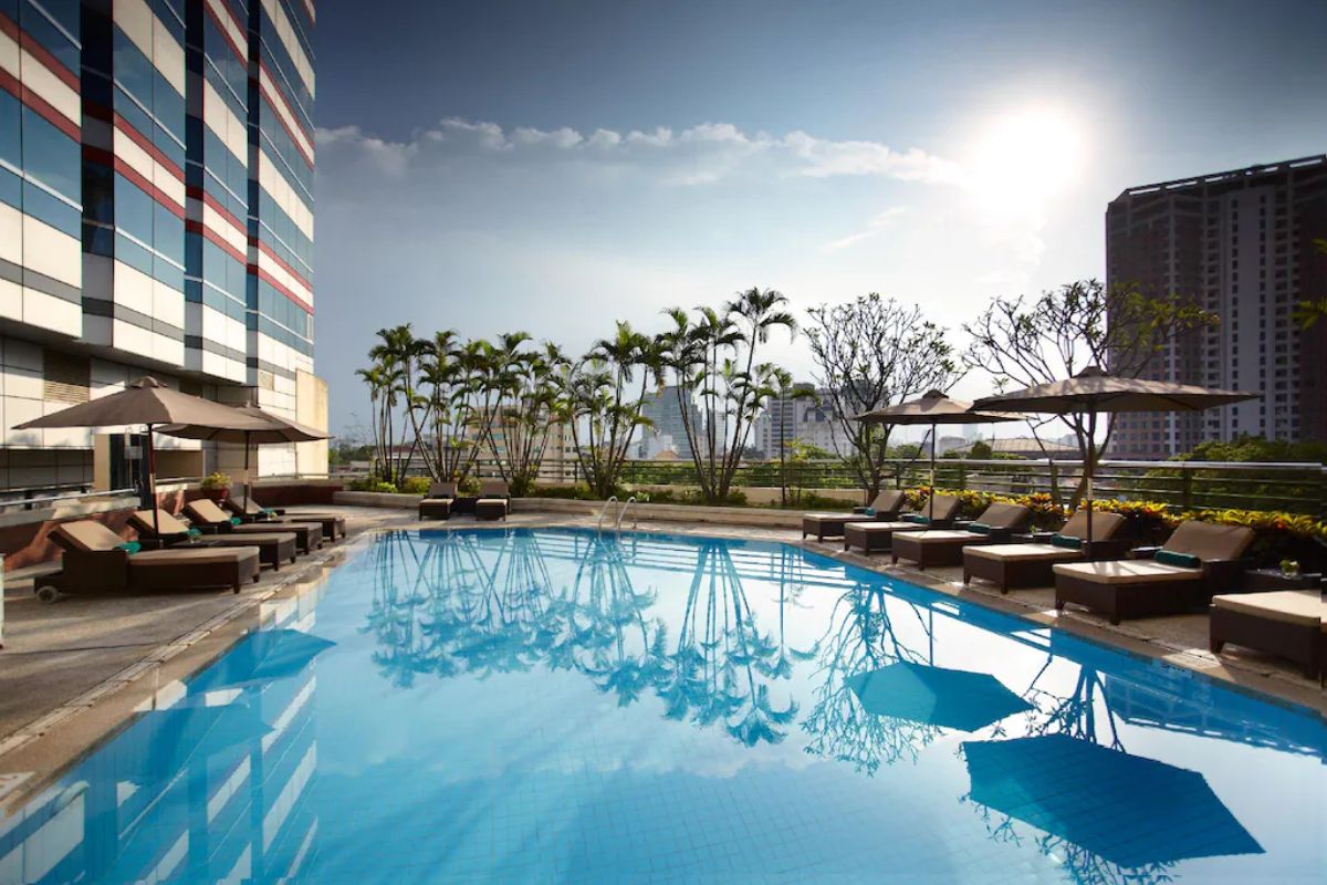 Rooftop Pool at Melia Hanoi