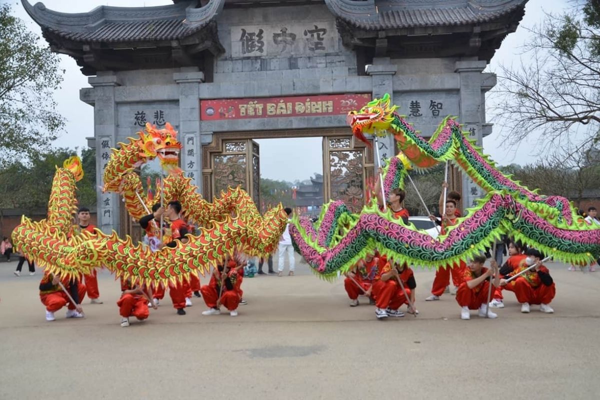 Tet at Bai Dinh, cool temperature in Ninh Binh.