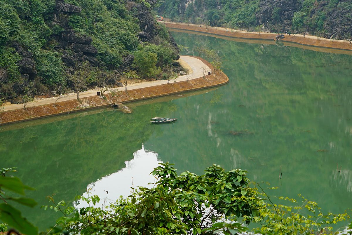 Am Tien Cave is deep green after the August rain