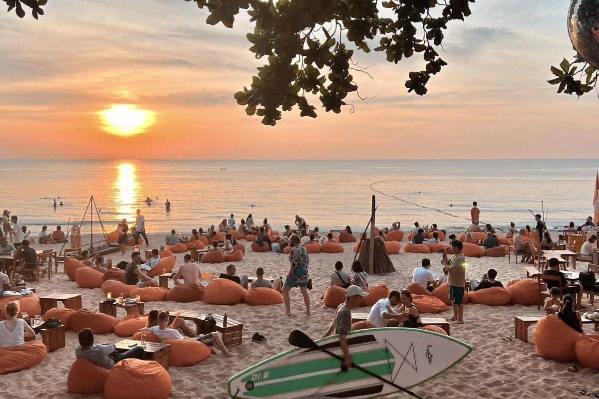 Watching The Sunset at Ocsen Beach Bar & Club Phu Quoc 