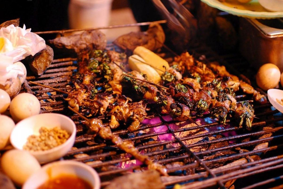 Satay Skewers at Sapa Night Market