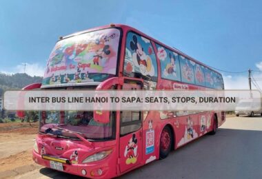 Inter Bus Line Hanoi to Sapa: Seats, Stops, Duration