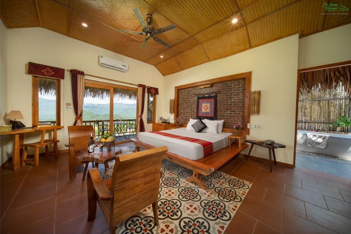 Valley View Suite Far Wing at pu luong retreat resort