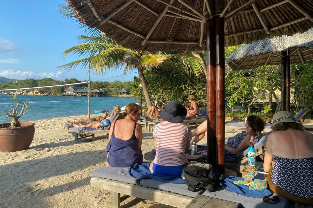 Relax on the Resort Beach Lounger