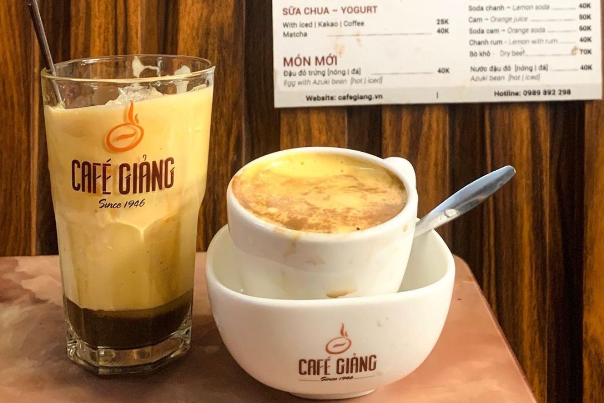 Try egg coffee at Cafe Giang — a must in your 3-day Hanoi trip