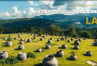 The Plain of Jars is a vast, UNESCO World Heritage Site in Laos
