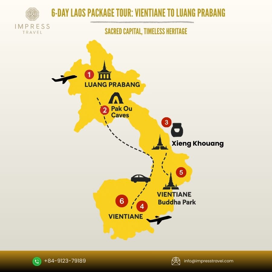 Cambodia Map for 5 days