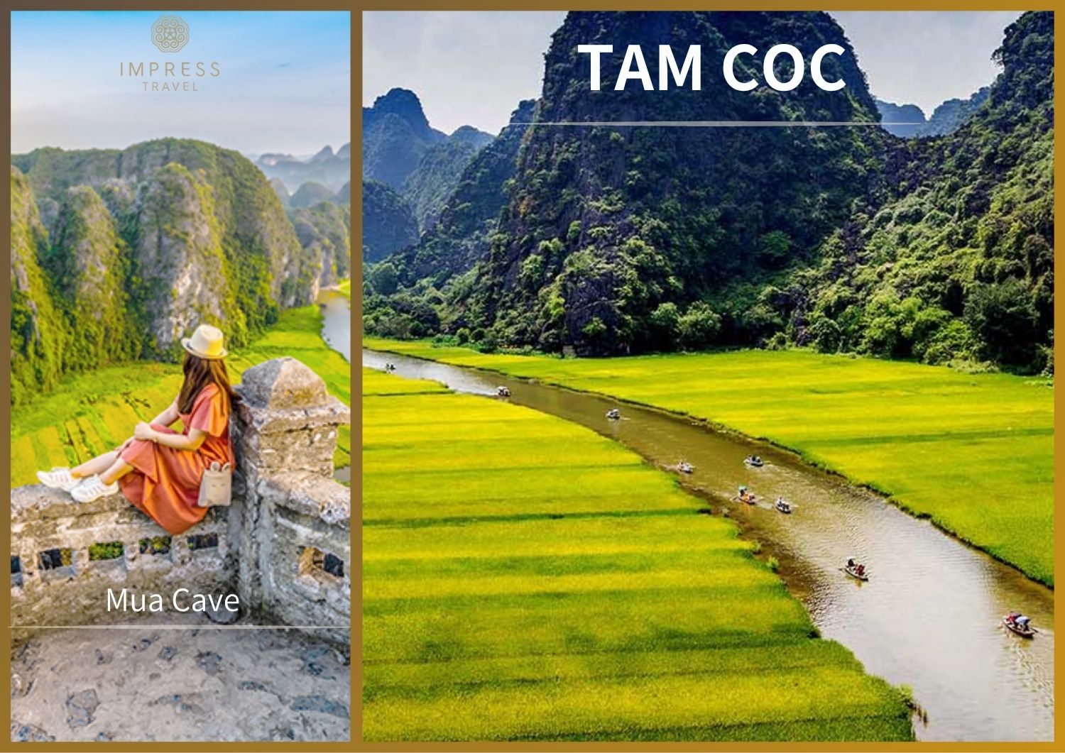Check rate for Tam Coc & Mua Cave tour