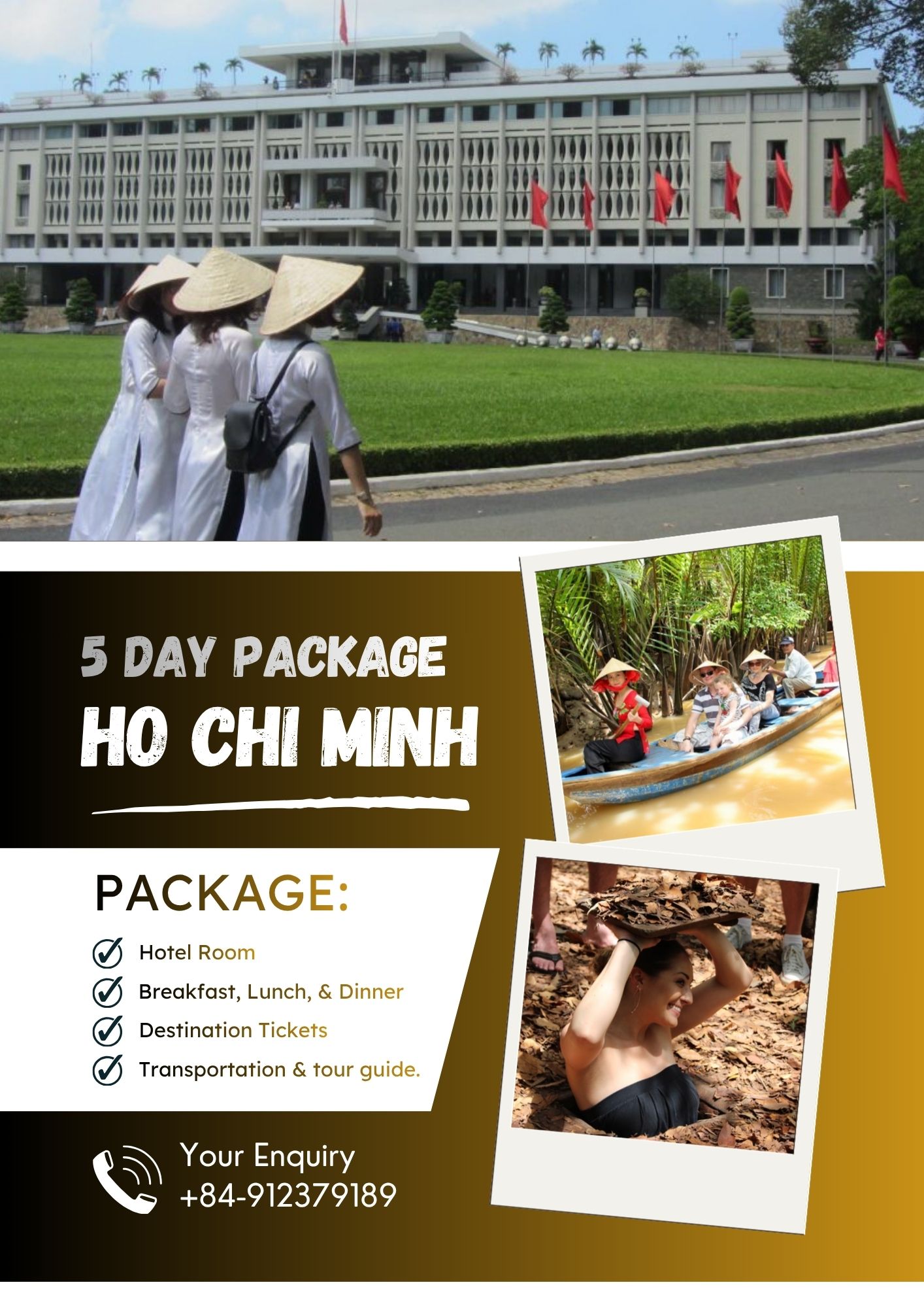 5 day package tour in Ho Chi Minh City