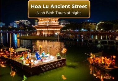 Ninh binh tour market at night