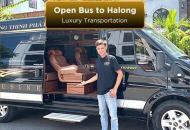 open bus to Halong bay from hanoi