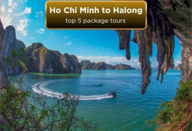 top 5 package tours from Ho Chi Minh to halong